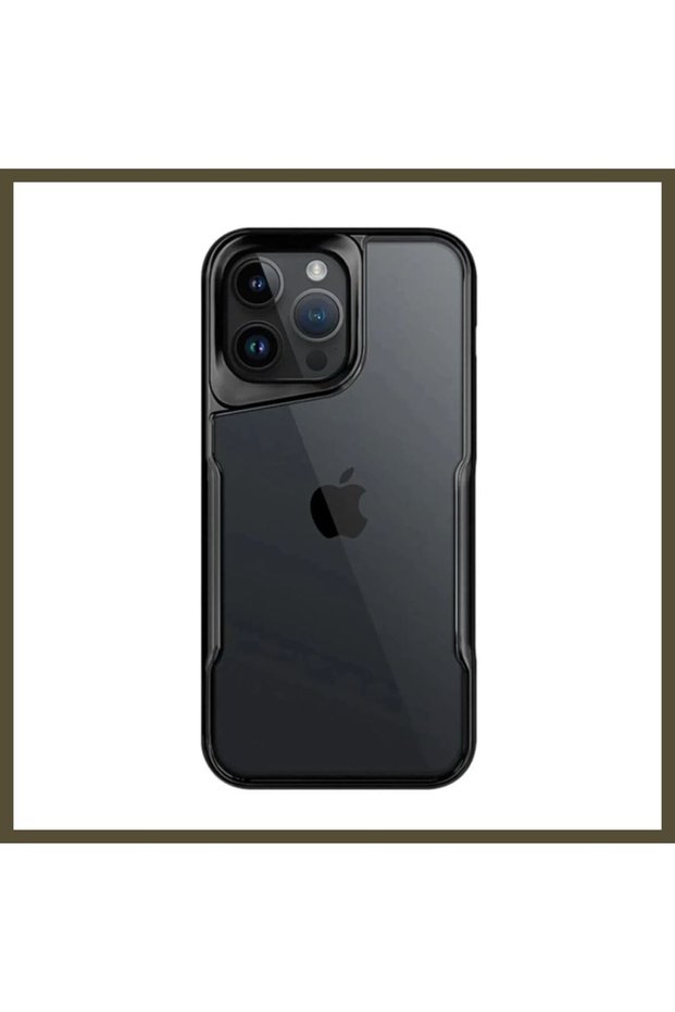 غطاء سيليكون متوافق مع هاتف iPhone 15 Pro Max - أسود BX.