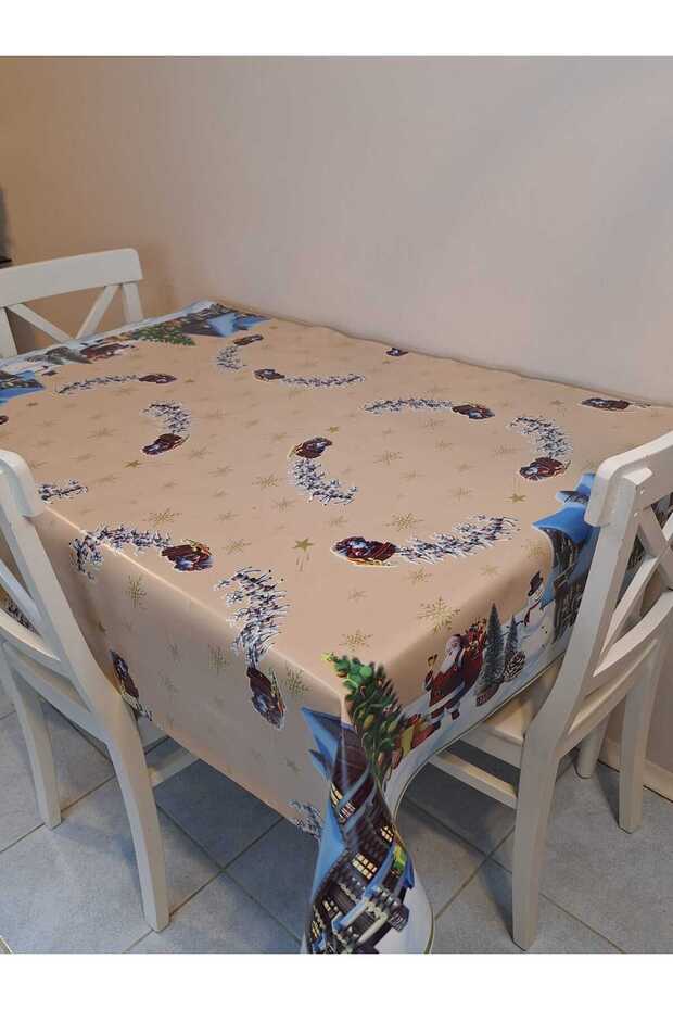 New Year Patterned Fiber Pvc Tablecloth – Erasable and Waterproof Oilcloth
