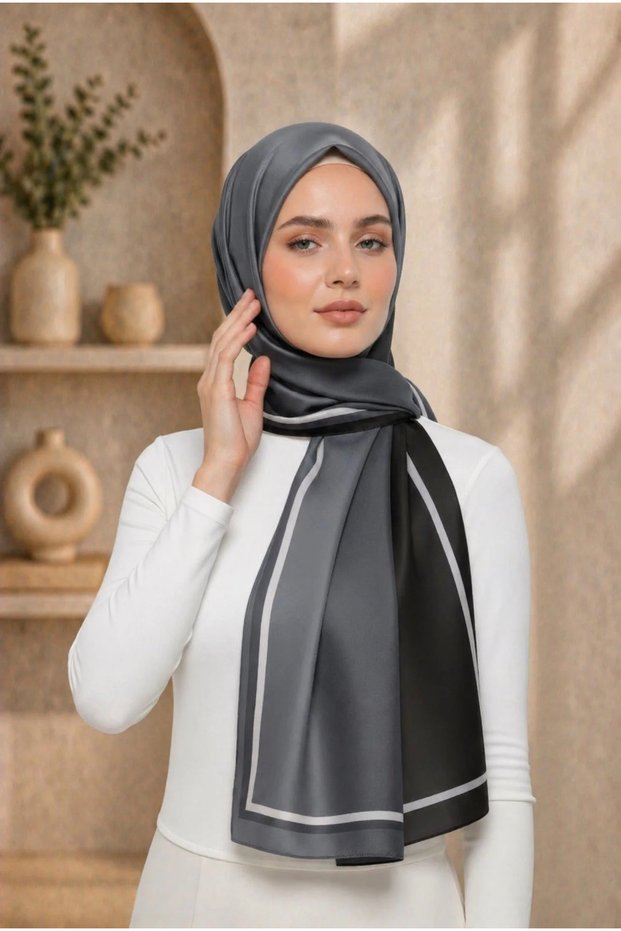 Iron-Free Cotton Soft Ombré Shawl