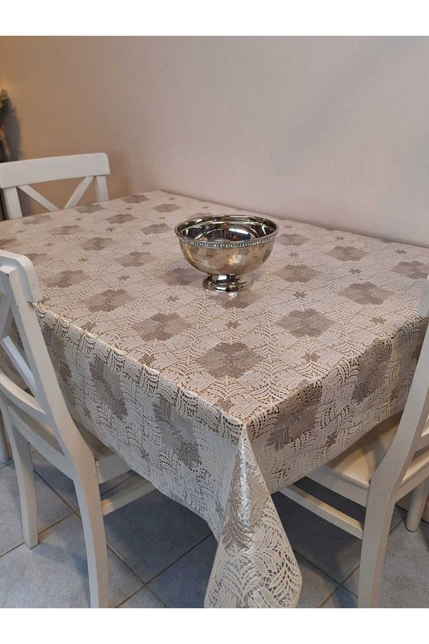 Imported Erasable Pvc Tablecloth – Non-Slip Base, Fabric-Look Pvc Tablecloth