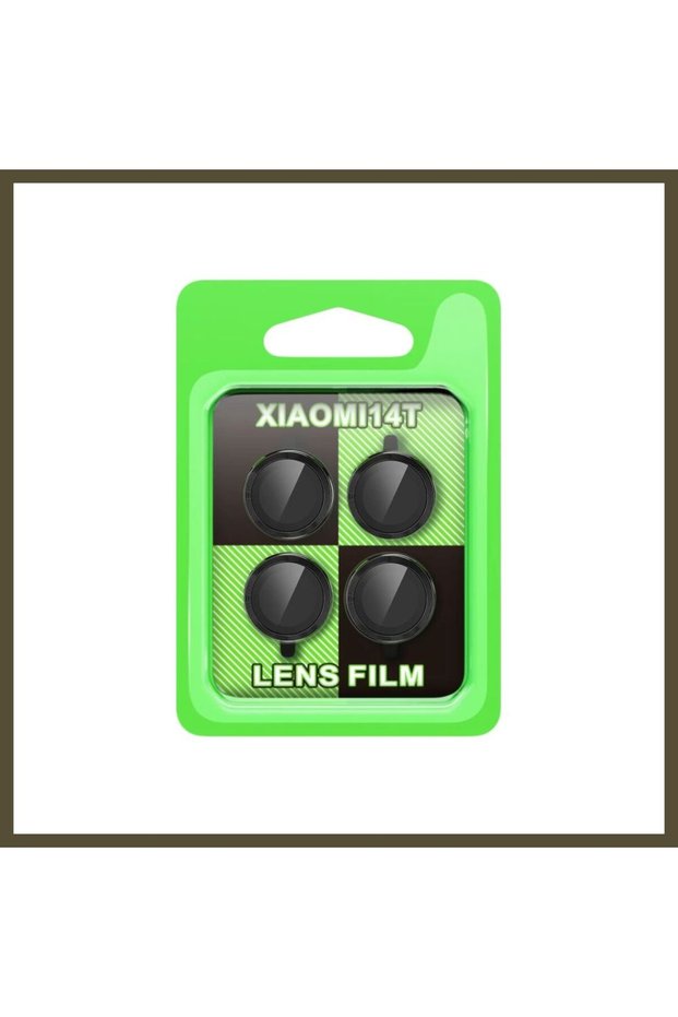 Raze Metal Camera Lens Compatible with Mi 14T - Black BX