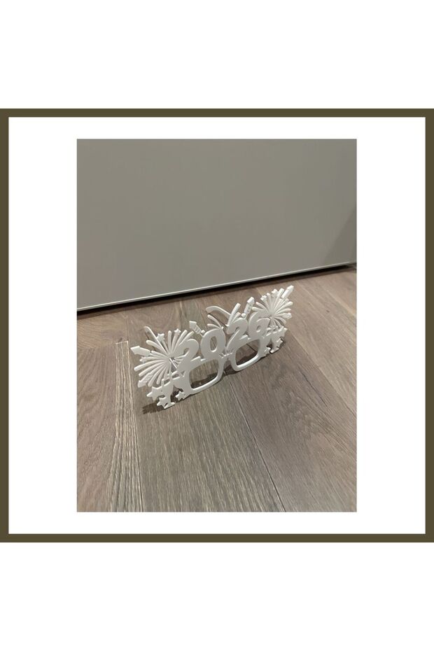 3D-Printed 2026 New Year's Eve Party Glasses, New Year's Eve Three-Piece Party Glasses (To Be Made in 2027, BX)