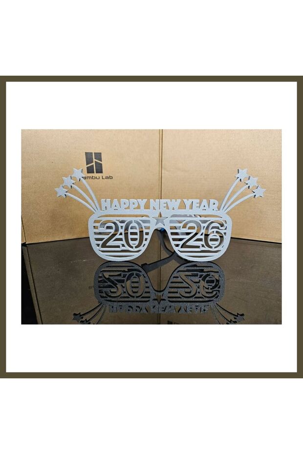 3D-Printed 2026 New Year's Party Glasses, Two-Piece New Year's Party Glasses (Model BX, to be released in 2027)