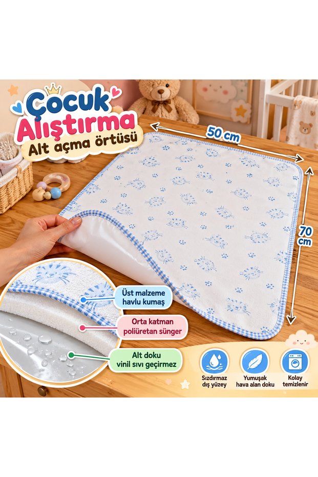 Children's Potty Training Mat—Waterproof and Washable