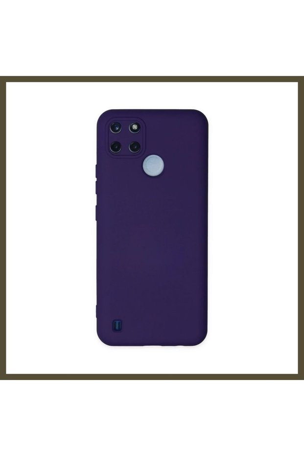 Realme C25Y Compatible Case with Velvet-Lined Nano Silicone - Purple BX
