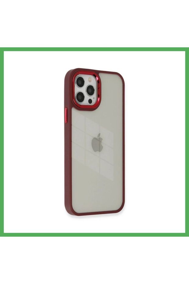 غطاء هاتف iPhone 12 Pro Max من دورا - باللون الأحمر، من BEZOSS.