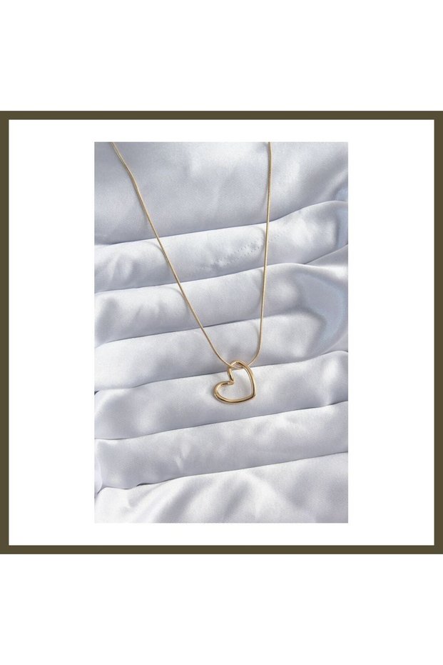 316L Stainless Steel Chain, Gold-Colored, Women's Necklace Model BX