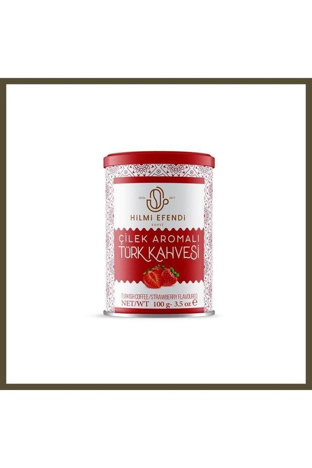 Strawberry-Flavored Turkish Coffee, 100 g, 1 Pack BX