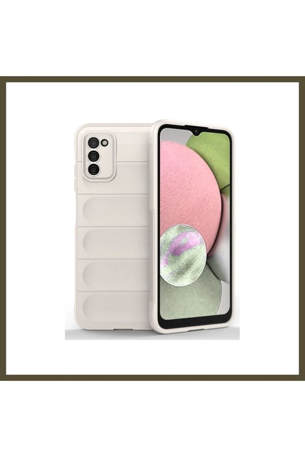 Samsung Galaxy A03S Compatible Case - Optimum Silicone - Cream BX
