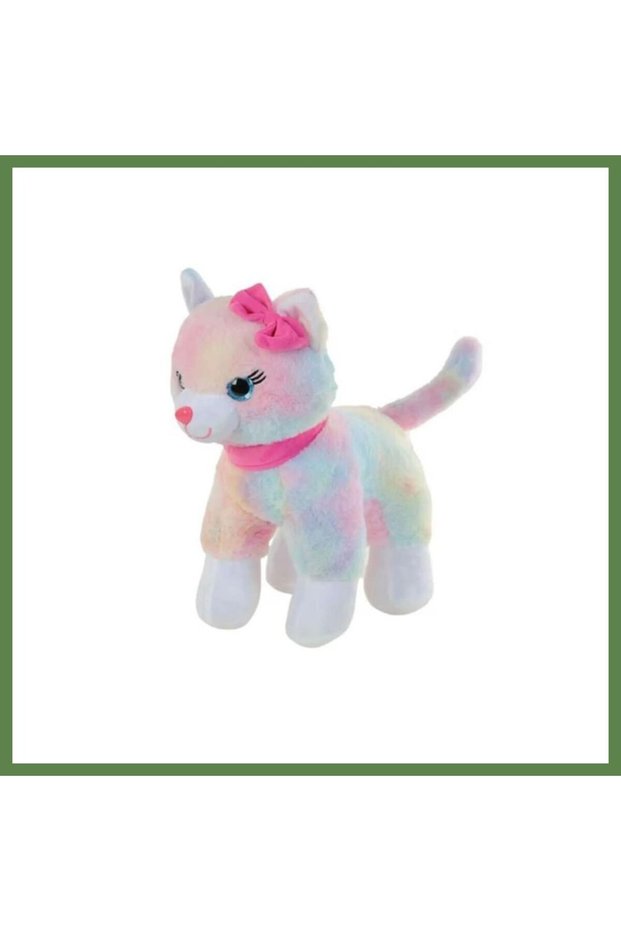 62555 30 cm Pink Buckled Cat HB006