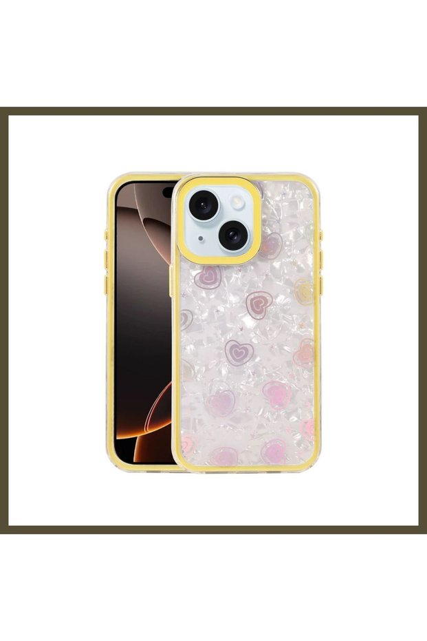 iPhone 14 Lumi Patterned Case - Yellow BX