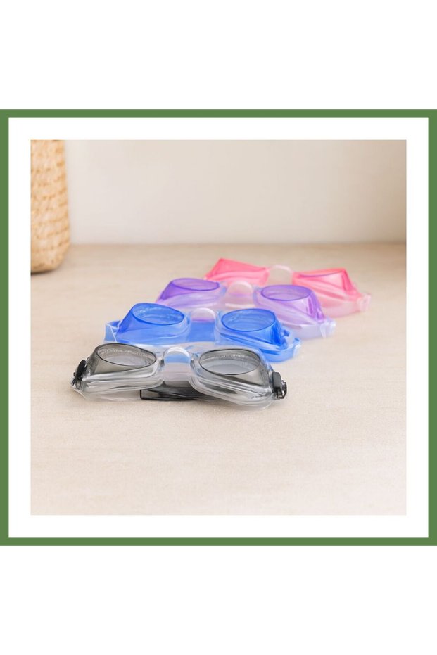 Swim Goggles - Ocean & Pool (With Ear Plugs, Colored) HB006