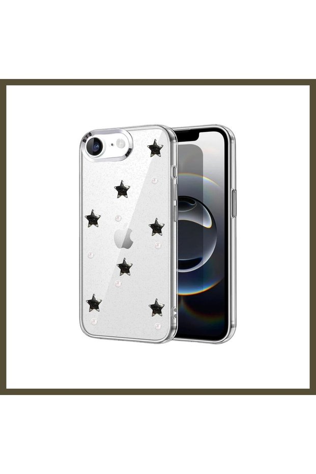 غطاء لهاتف iPhone 16E بتصميم مزين بالفيونكة - التصميم رقم 7 BX.