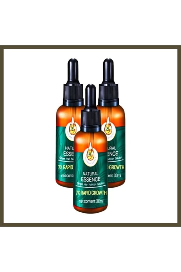 Super Shiny, Long, Strong Hair and Beard Serum, 3 bottles x 30 ml, Natural BX