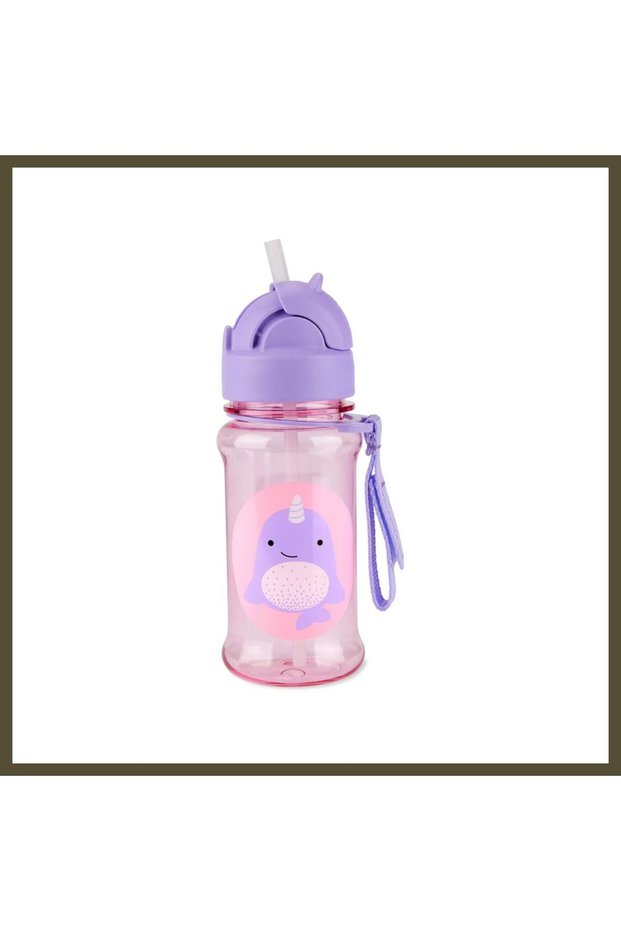 Narwhal Tritan Water Bottle with Straw · Color: Narwhal BX