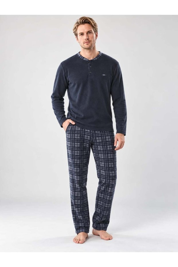 Men's 6410-11 Microsoft Winter Pajama Set with Pockets