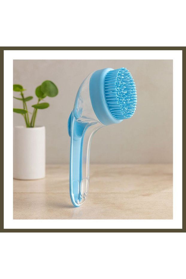 BX Cat and Dog Bathing Brush with Silicone Shampoo Reservoir