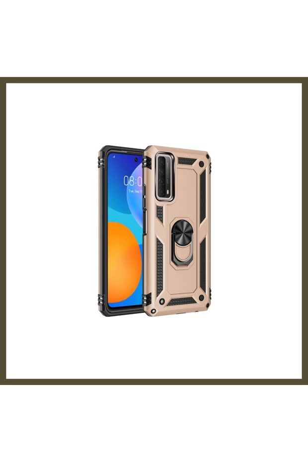 Huawei P Smart 2021 Case: Sofia Ringed Silicone Cover - Gold BX