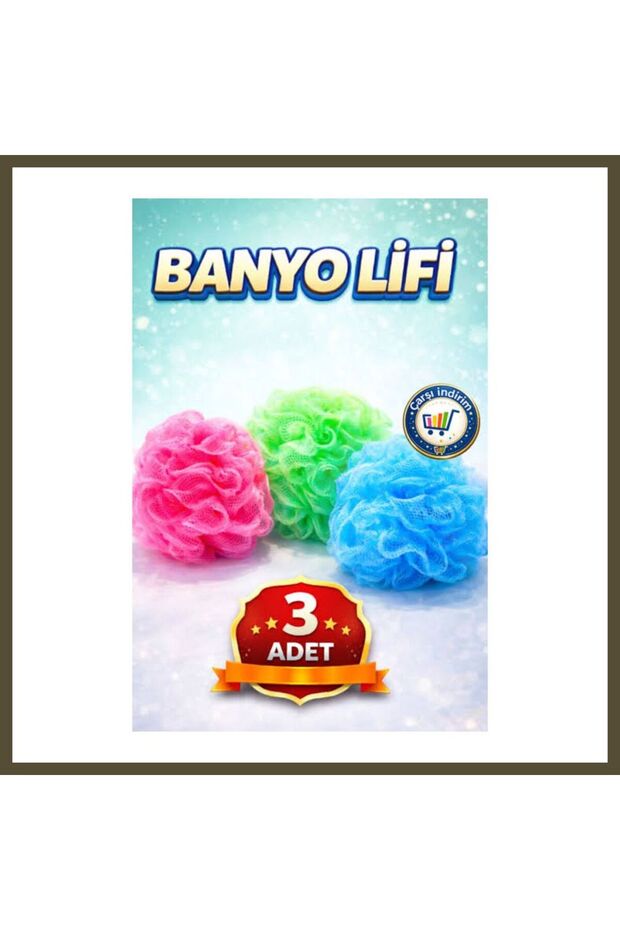 NİSA BATH SPONGE (3-Pack) BX