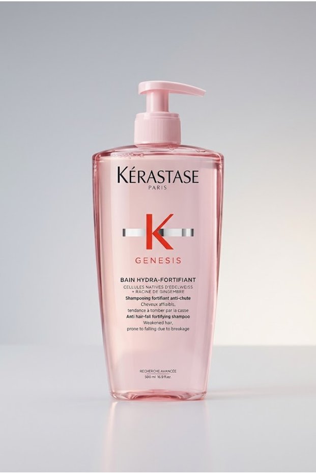 Genesis Bain Hydra-Fortifiant Anti-Hair Loss Strengthening Shampoo for Fine Hair, 500 ml - TenRoses
