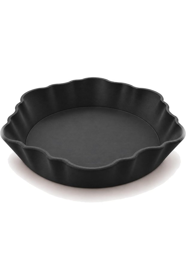 Wave Scalloped Valet Tray, Minimalist Catch-All Tray for Keys, Jewelry, Entryway, Black