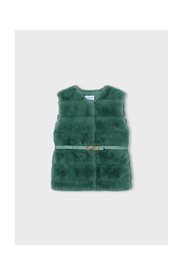 Fur-Trimmed Vest