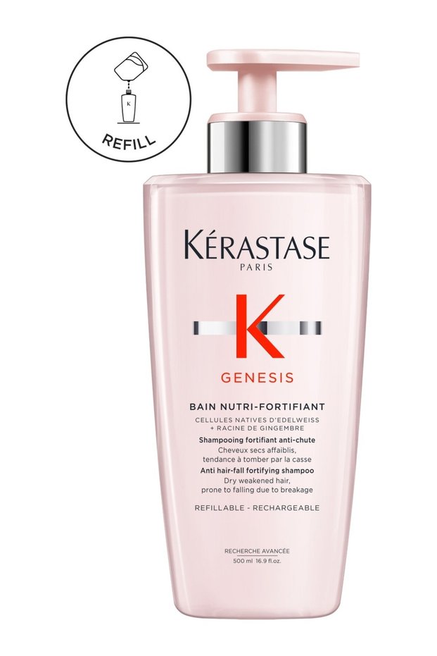 Genesis Bain Nutri-Fortifiant Anti-Hair Loss Shampoo for Dry and Coarse Hair, 500 ml - TenRoses
