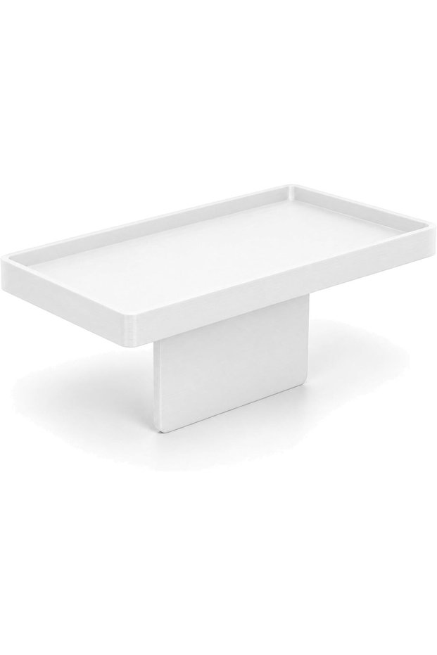 Sofa Tray Organizer with Anti-Tip Fin, Couch Cushion Table for Drinks, Remote and Phone