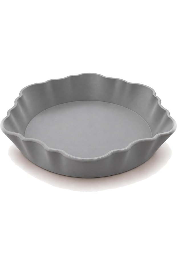 Wave Scalloped Valet Tray, Minimalist Catch-All Tray for Keys, Jewelry, Sunglasses and Watches, Gray