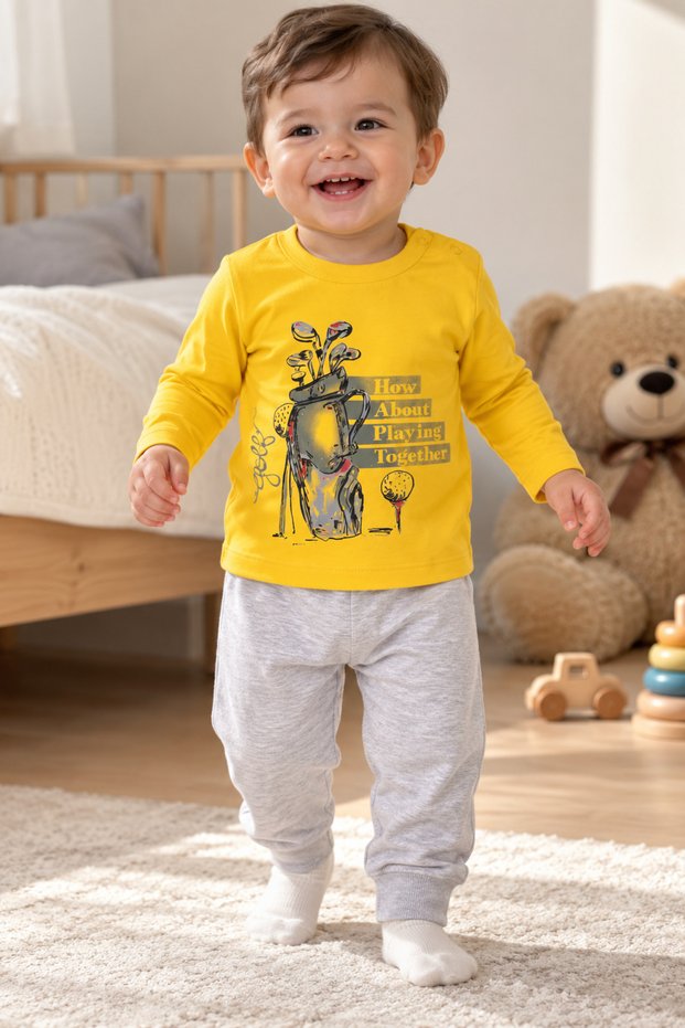 Boys' Cotton Pajama Set 11903