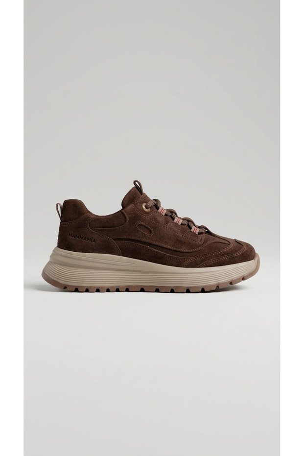 D26Ka-3625 Genuine Leather Light Sole Sneaker Shoes for Women