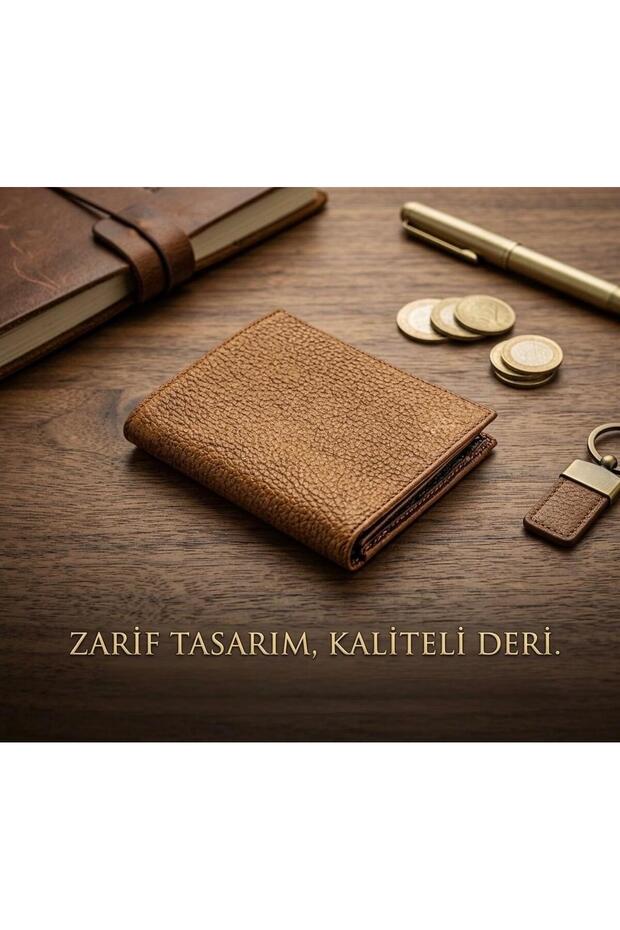 Genuine Leather Premium Men's Wallet with Card Holder and Coin Pocket (1217)
