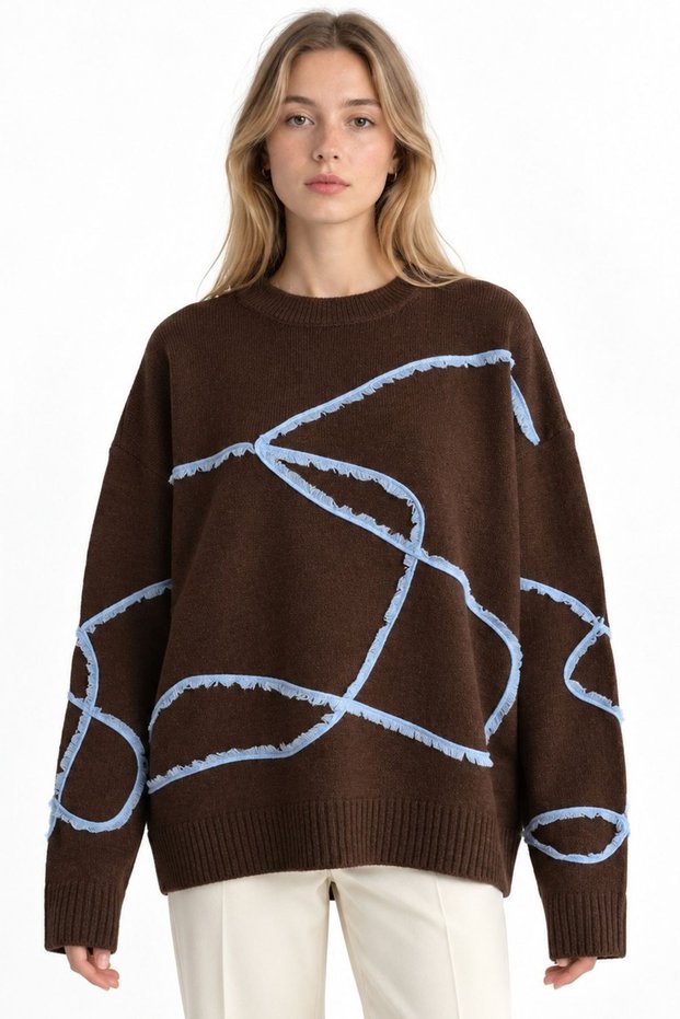 Viorna Crew Neck Sweatshirt