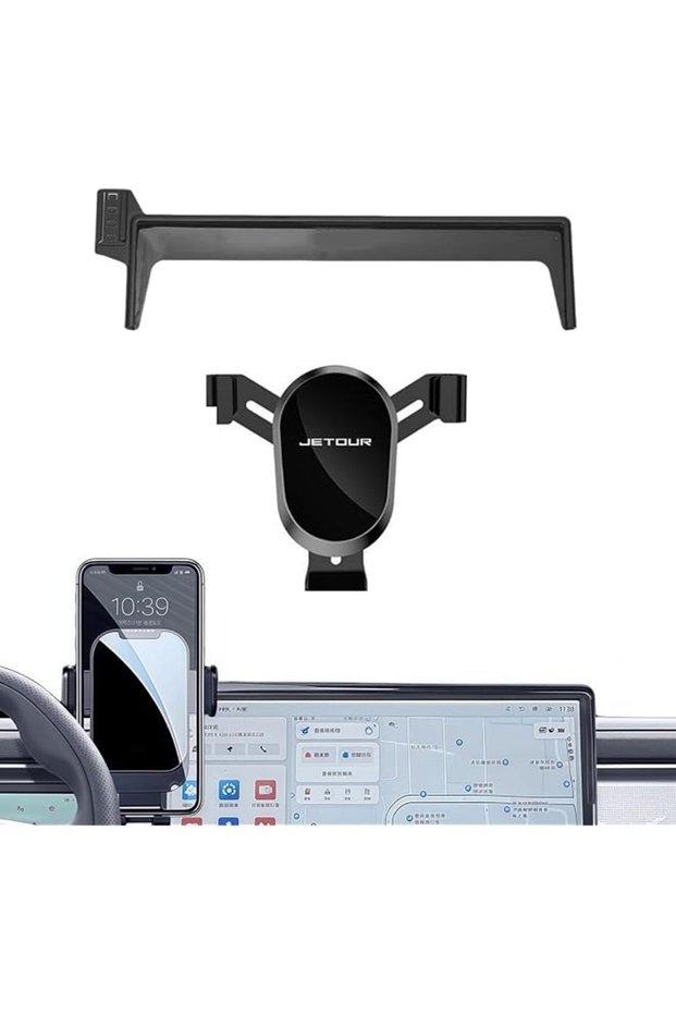 Jetour Dashing 2022-2026 Phone Holder, 15.6 Inch Screen Dashboard Vent Mount Clip, 360° Rotating