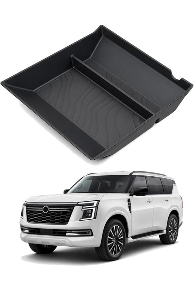 Nissan Patrol Y63 2025-2026 Center Console Organizer, Lower Middle Storage Tray