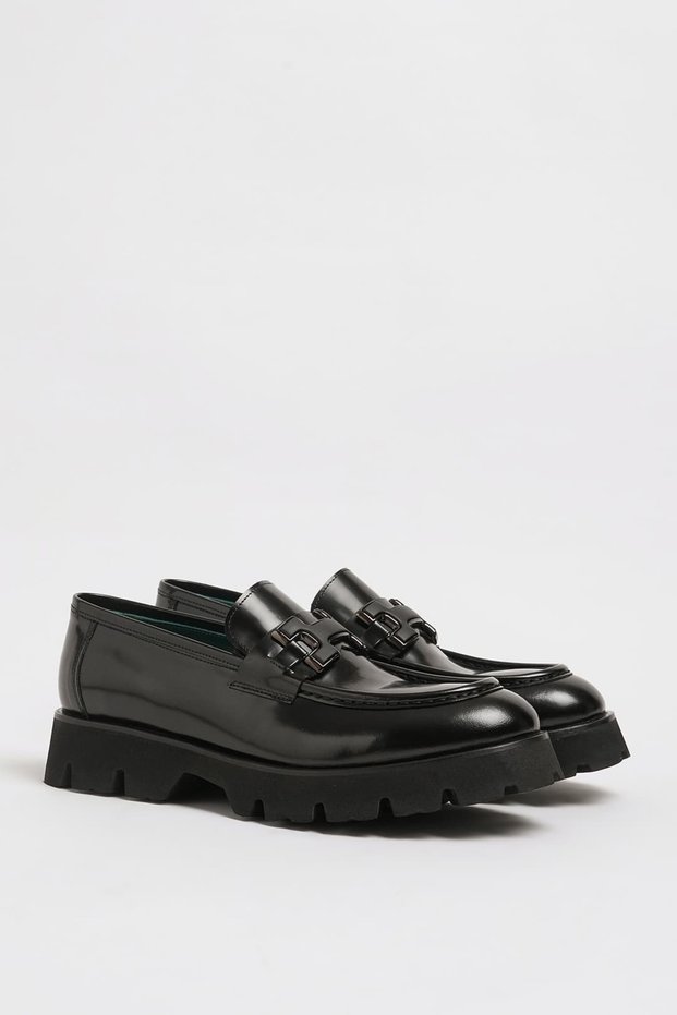 Mozart Model Genuine Leather with EVA Sole and Buckled Casual Shoes