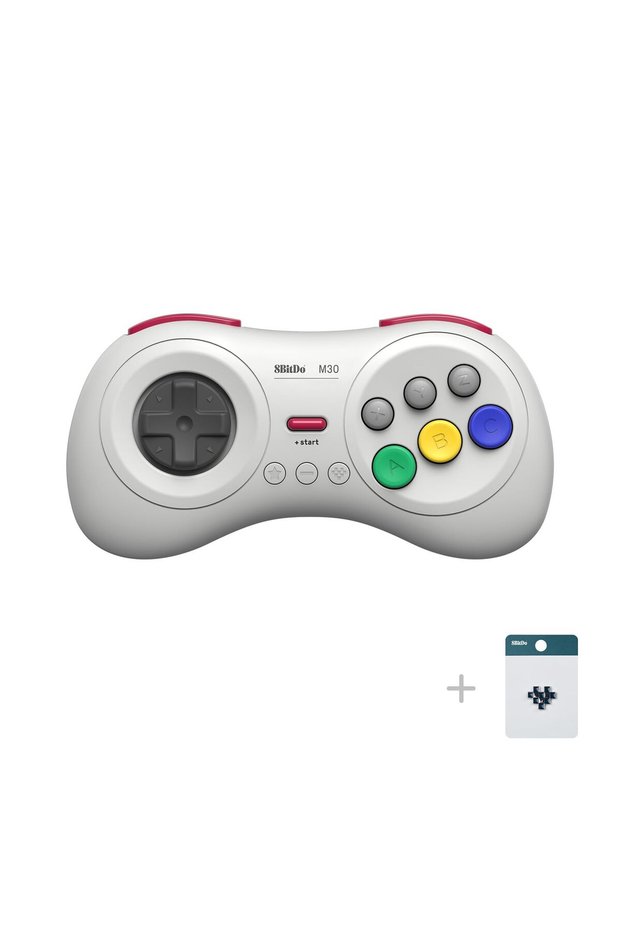 M30 Wireless Bluetooth Controller Retro Gamepad for Switch, PC Windows, MacOS, Android, Raspb