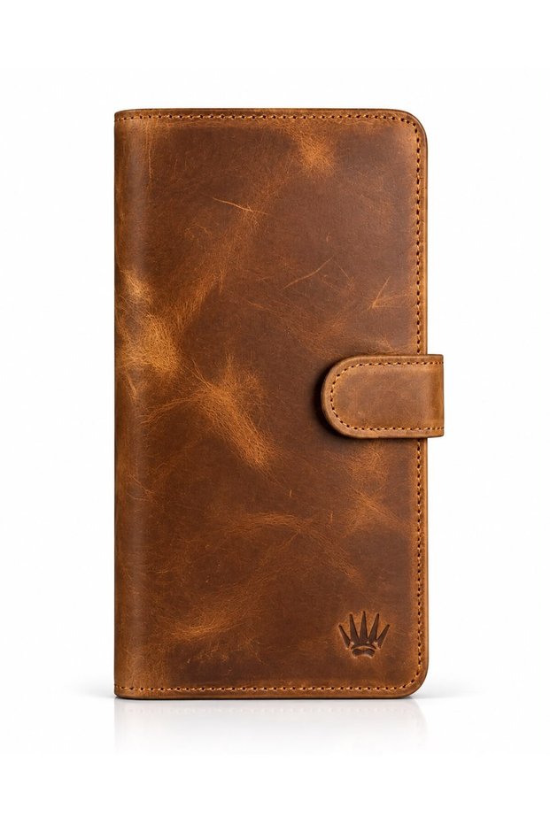 Talin Crazy Taba Genuine Leather Phone Wallet