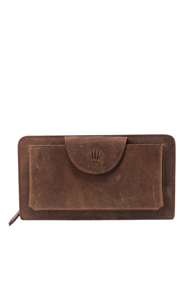 Lucas Crazy Taba Genuine Leather Phone Wallet