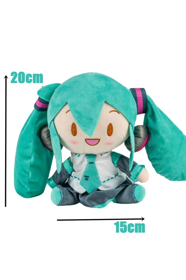 1 Pcs Cartoon 20cm Hatsune Miku Plush Doll Toy Anime sakura Miku snow Miku Character Kawaii S