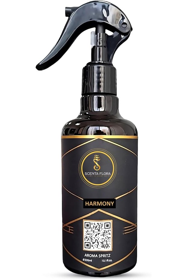 Harmony Aroma Spritz 300ml | Ready-to-Use Long-Lasting Oil-Based Air Freshener for Offices, Washrooms, Dressing Rooms, Cars, Carpets, and Fabrics like Abayas | معطر الجو