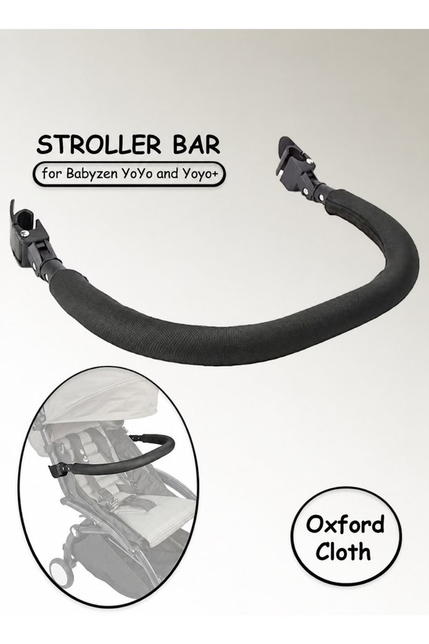 Stroller Bumper Bar for Babyzen YOYO & YOYO+, Padded Armrest Handle, Foldable Design