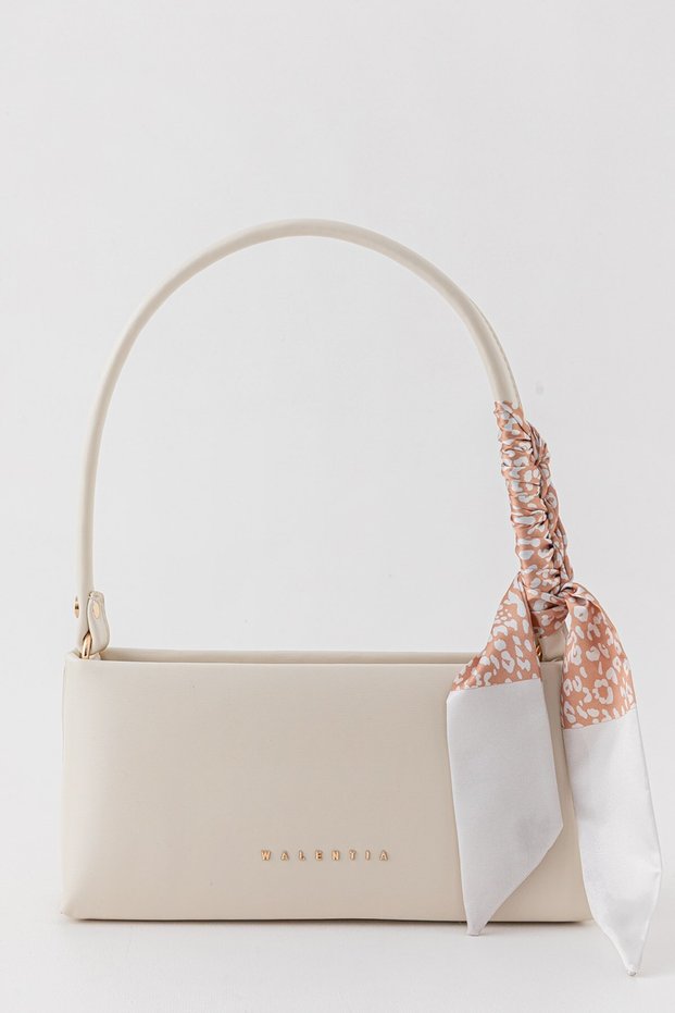 Shoulder Bags - Cream - Faux leather