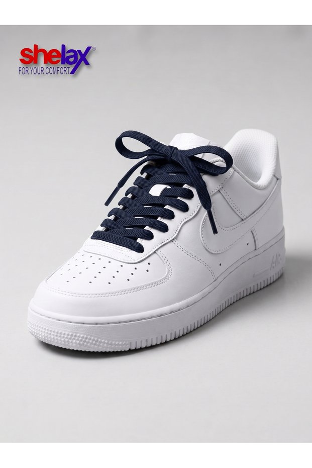 Flat Smart Shoelace - Navy Blue