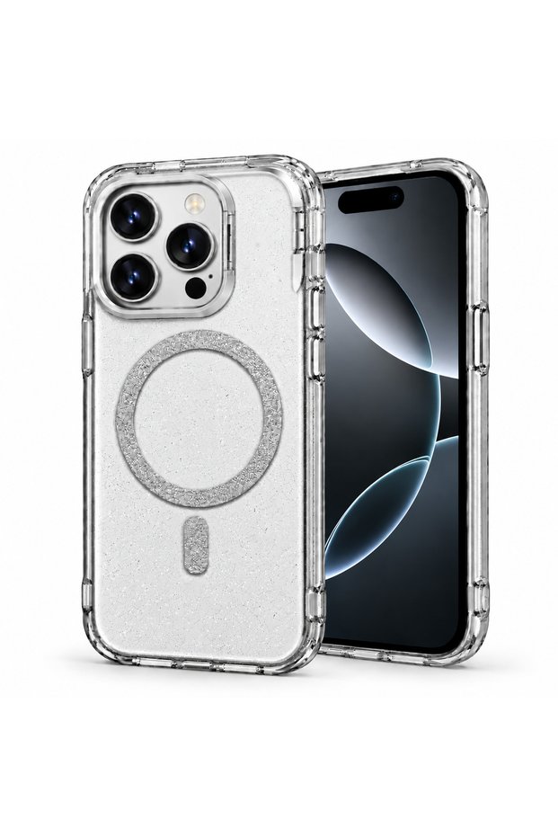 SparkMag Luxe Gray Case Compatible with the Apple iPhone 16 Pro Max