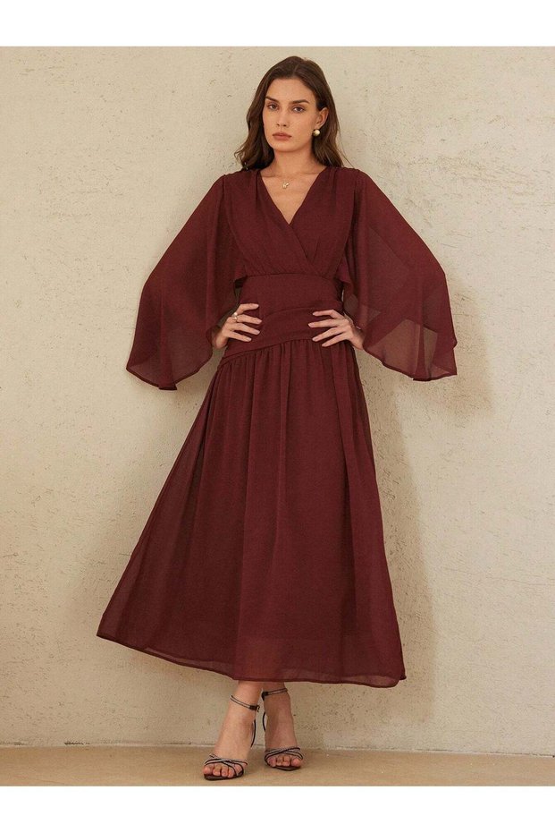 Maxi dress, brown