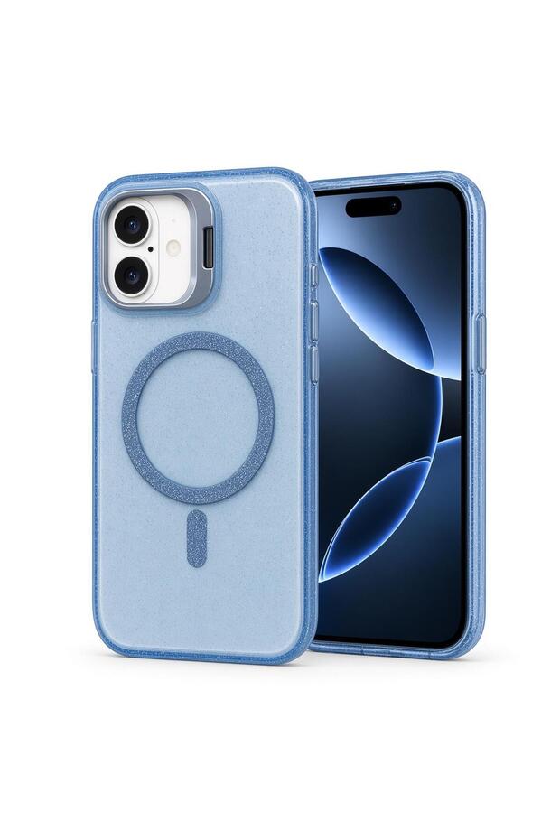 SparkMag Luxe Blue Case Compatible with the Apple iPhone 16