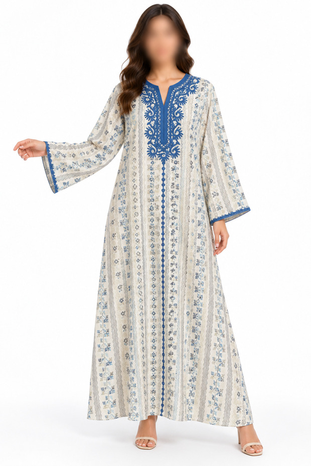 جلابية كويتي مطرزة|Elaa