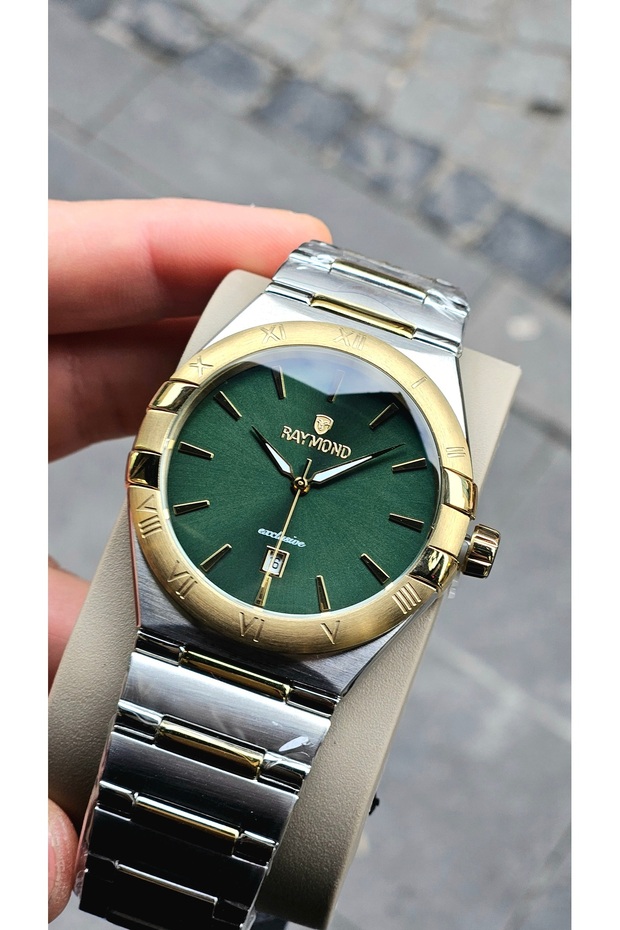 Rym-612431M Case and Strap in Stainless Steel - New Design - Steel Men's Watch