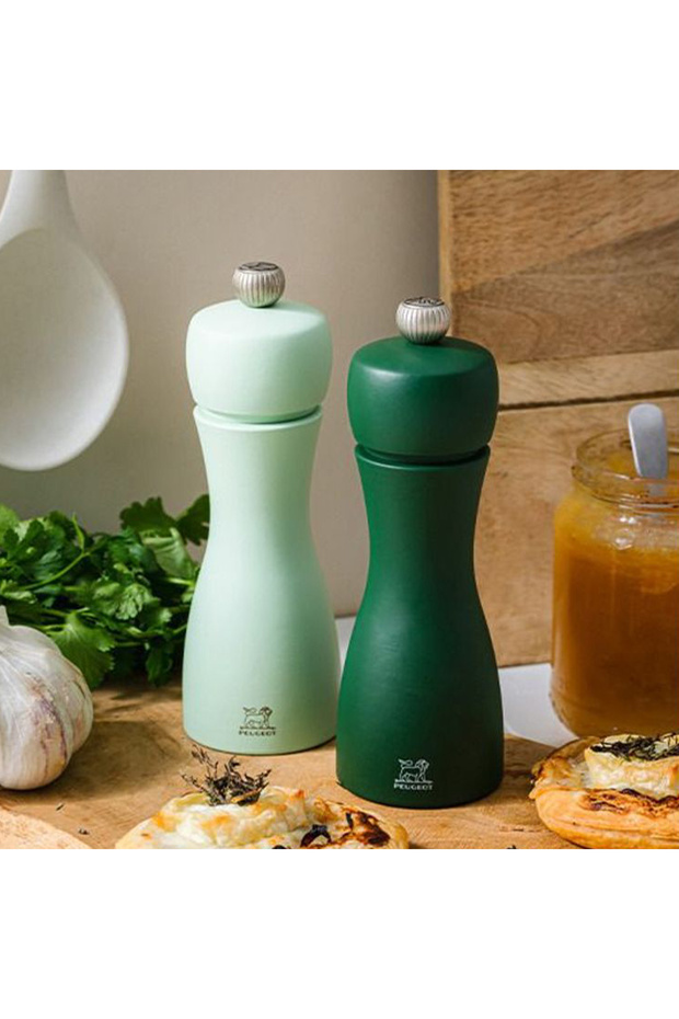 Tahiti Duo Salt and Pepper Grinder Set, 15 Cm, Green.